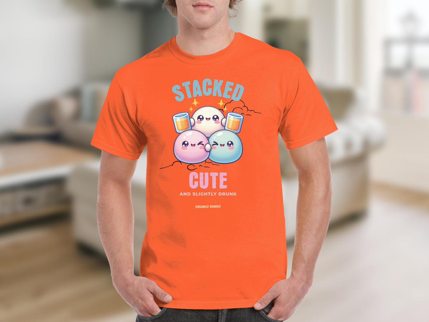 Stacked Cute and Slightly Drunk Shirt product type