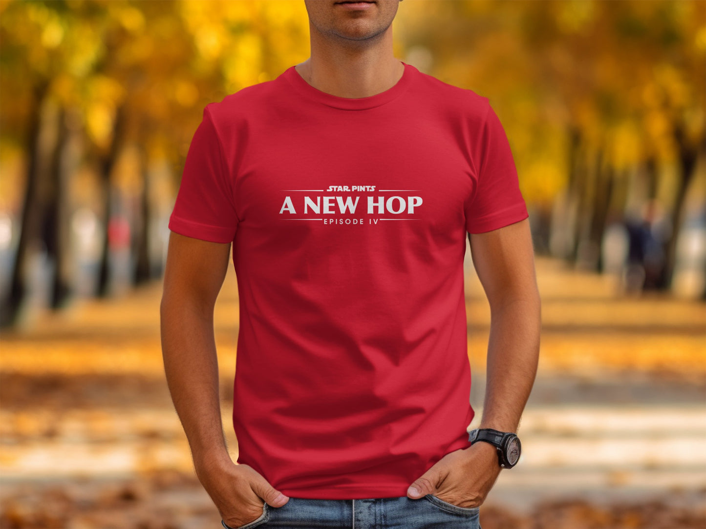 Star Pints A New Hop Episode IV Red T-Shirt product type