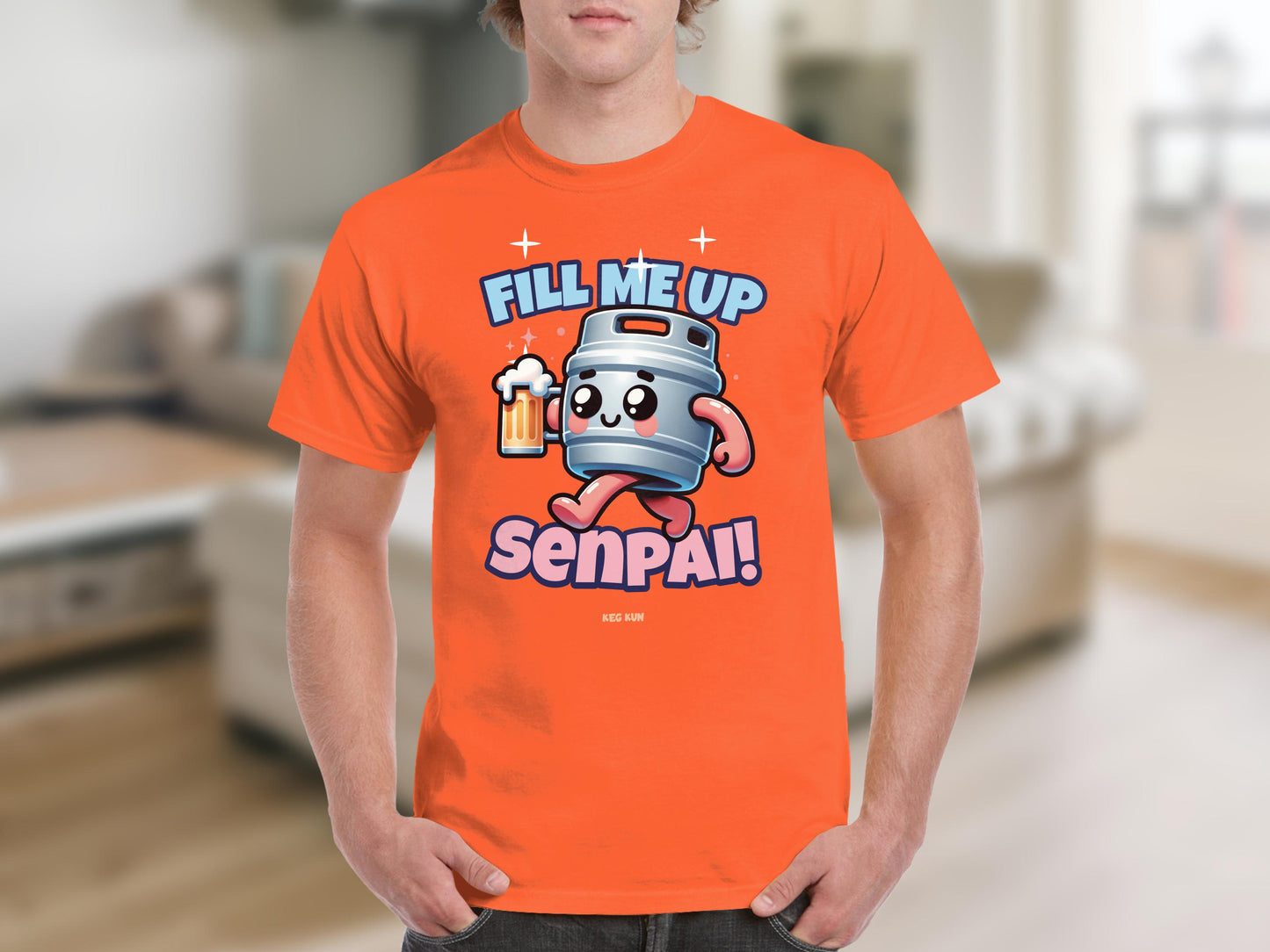 Fill Me Up Senpai Colorful Graphic Tee product type