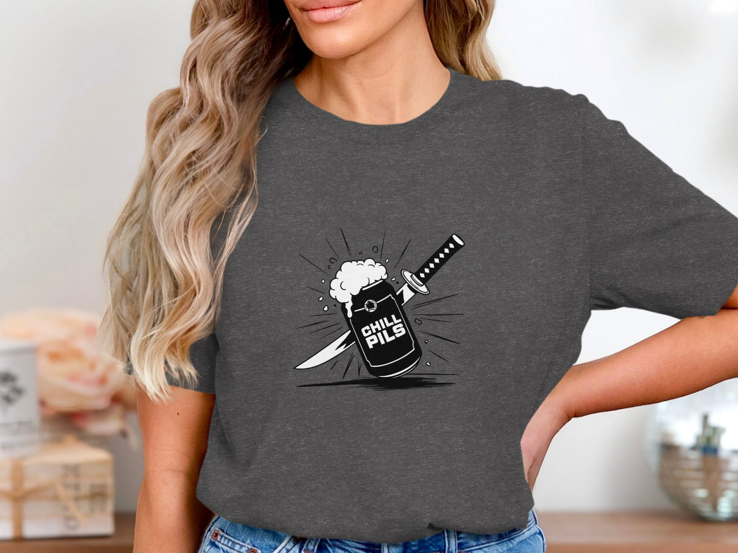 Chill Pills Graphic Tee Fashionable Casual Shirt product type