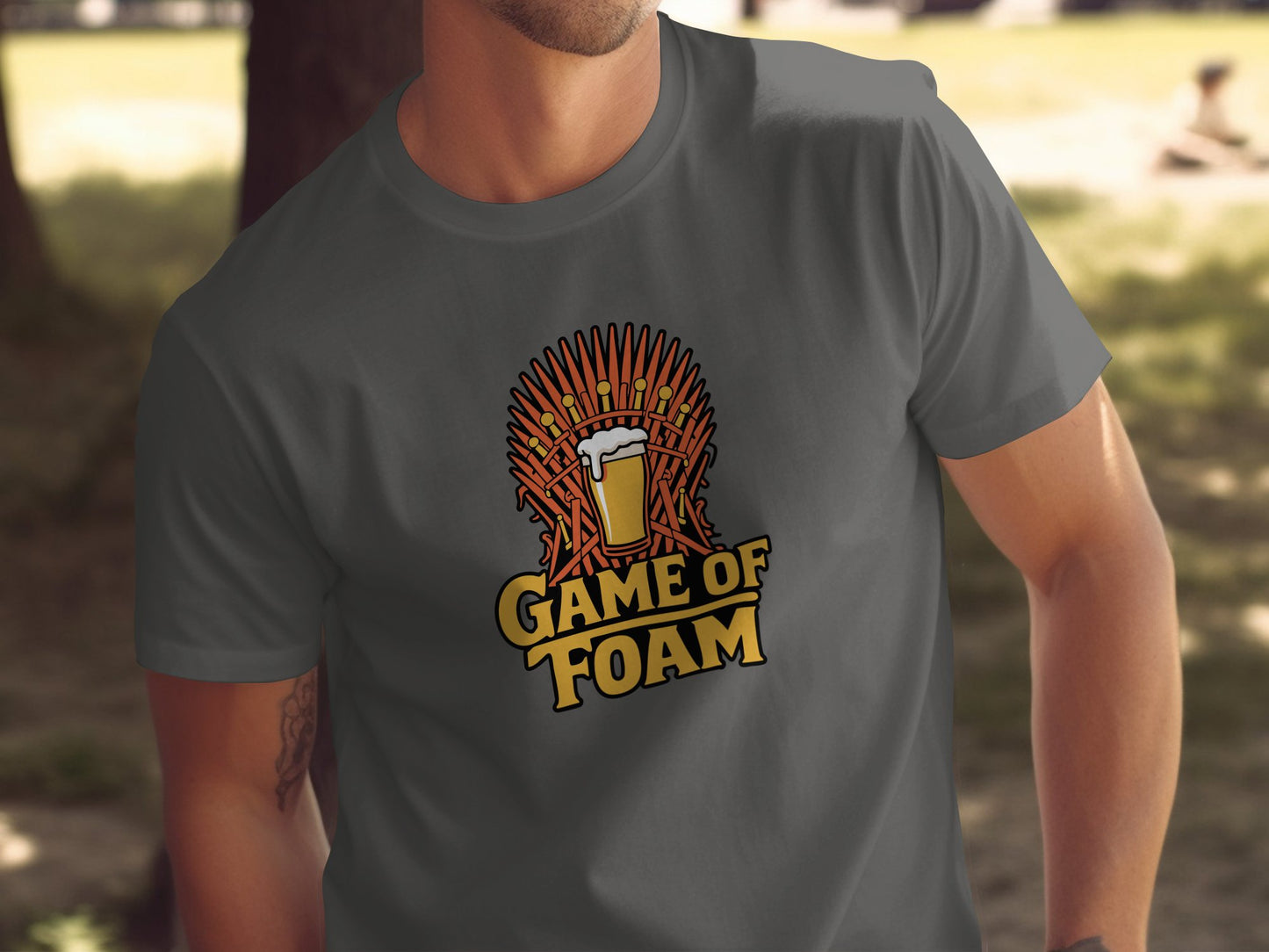 Game of Foam Graphic T-shirt design