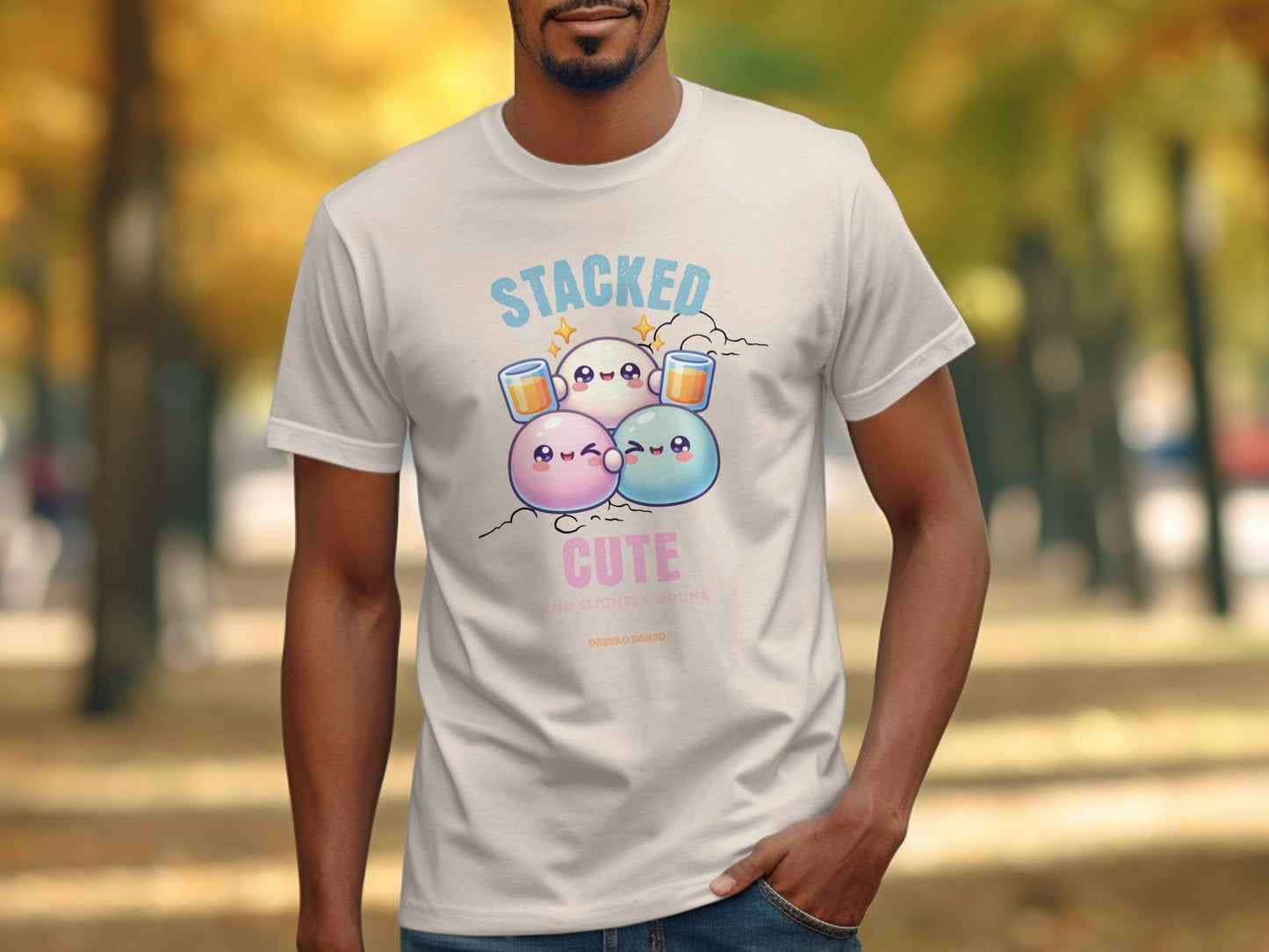 Stacked Cute Boba Characters T-shirt product type
