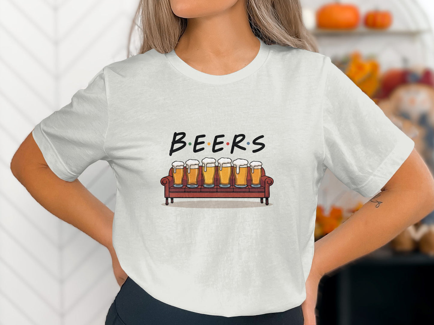 Beers Design with Glasses on Couch Shirt product type