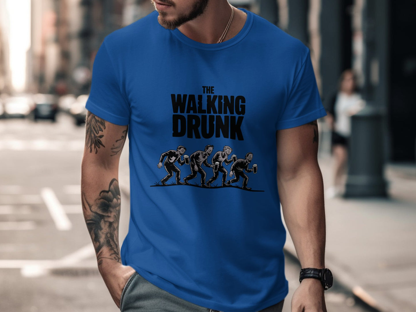 The Walking Drunk Graphic T-shirt product