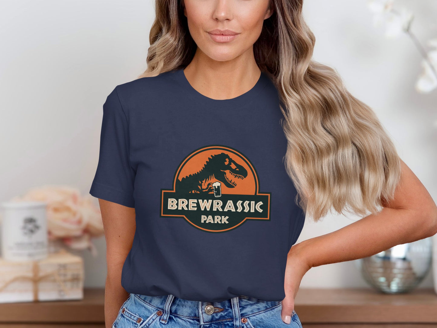 Brewrassic Park T-Shirt Retro Dinosaur Product