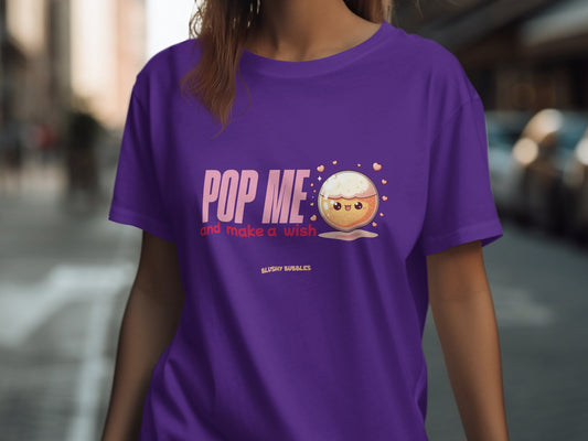 Pop Me and Make a Wish Purple Shirt product