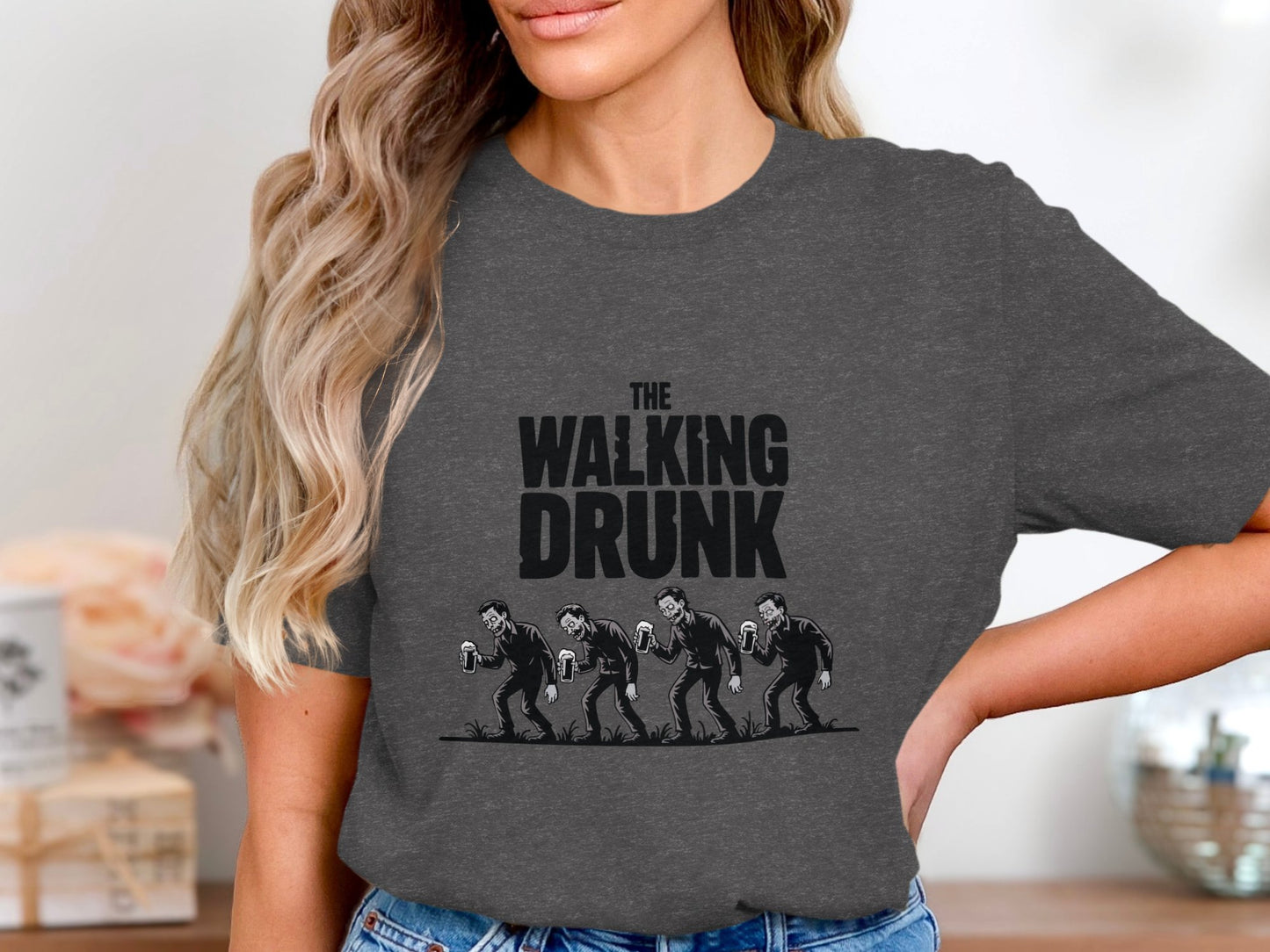 The Walking Drunk Graphic Printed T-shirt product