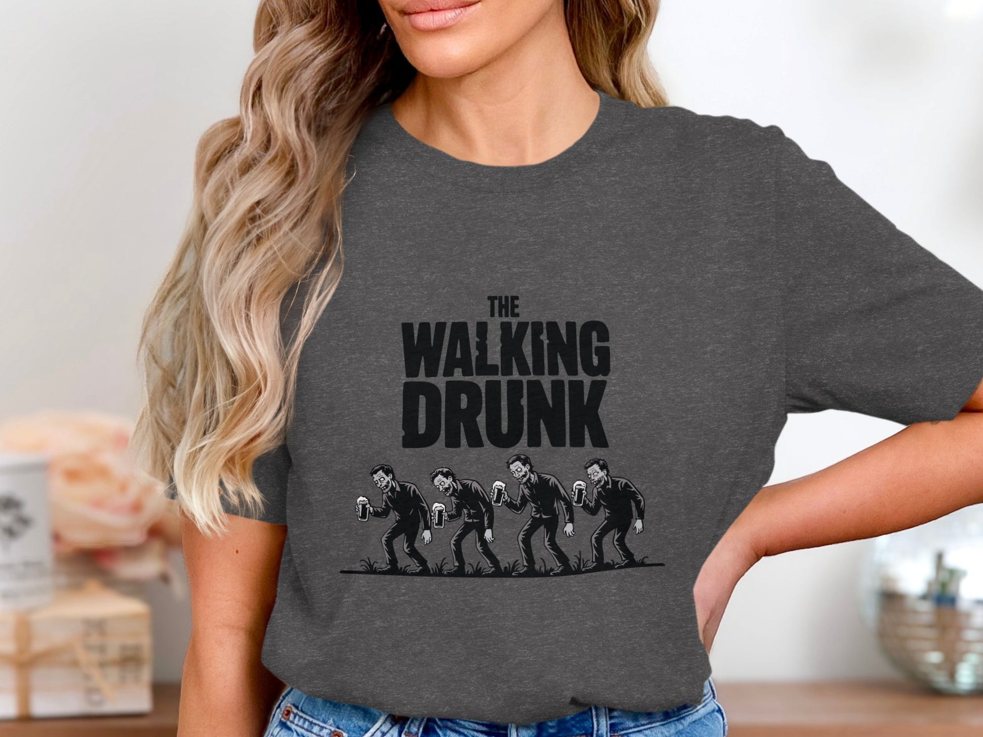 The Walking Drunk Graphic Printed T-shirt product