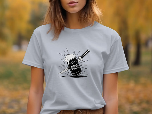 Graphic Tee Featuring Unique Chill Pills T-Shirt Product