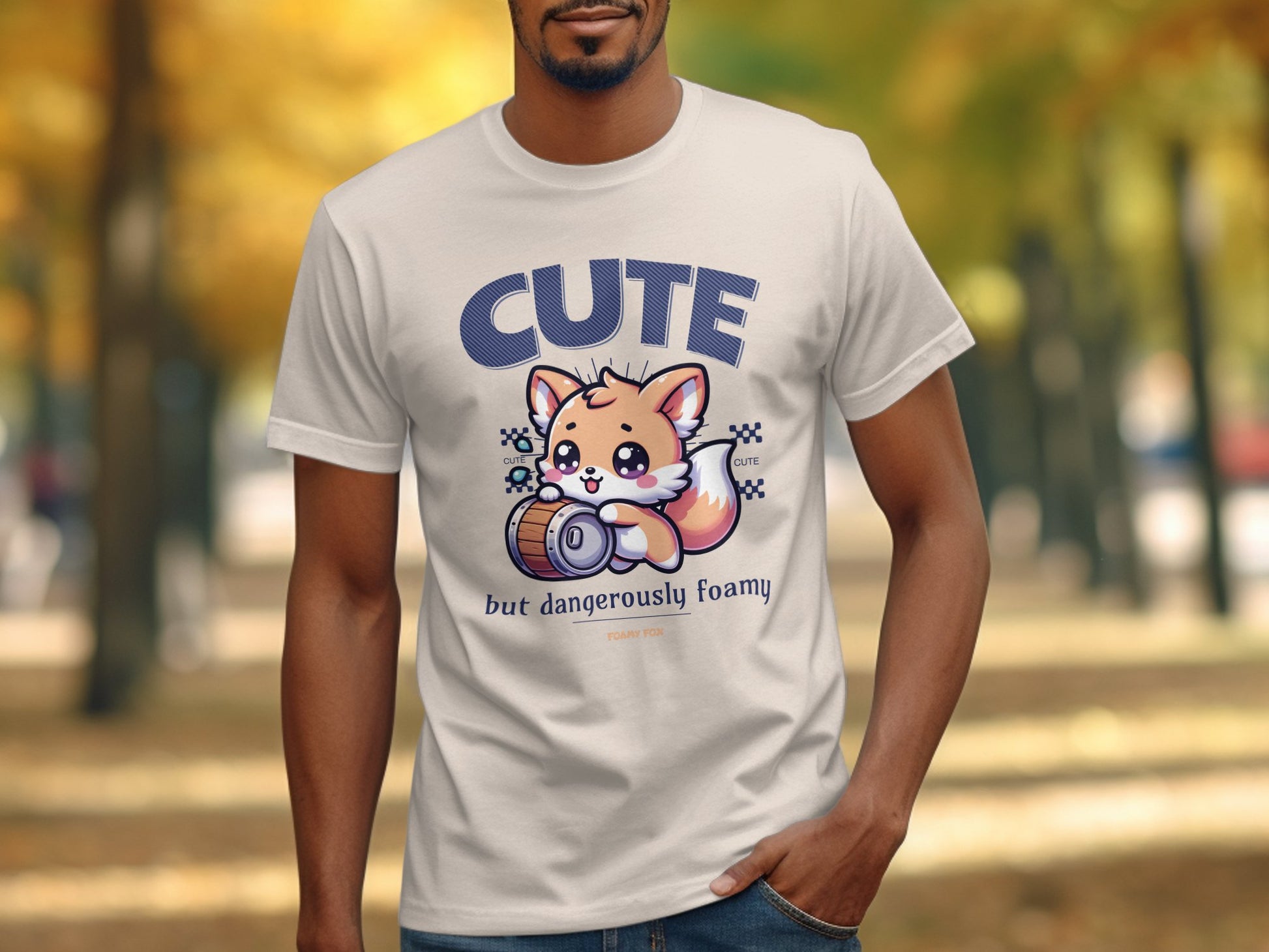 Cute But Dangerously Foamy Dog Theme T-Shirt product
