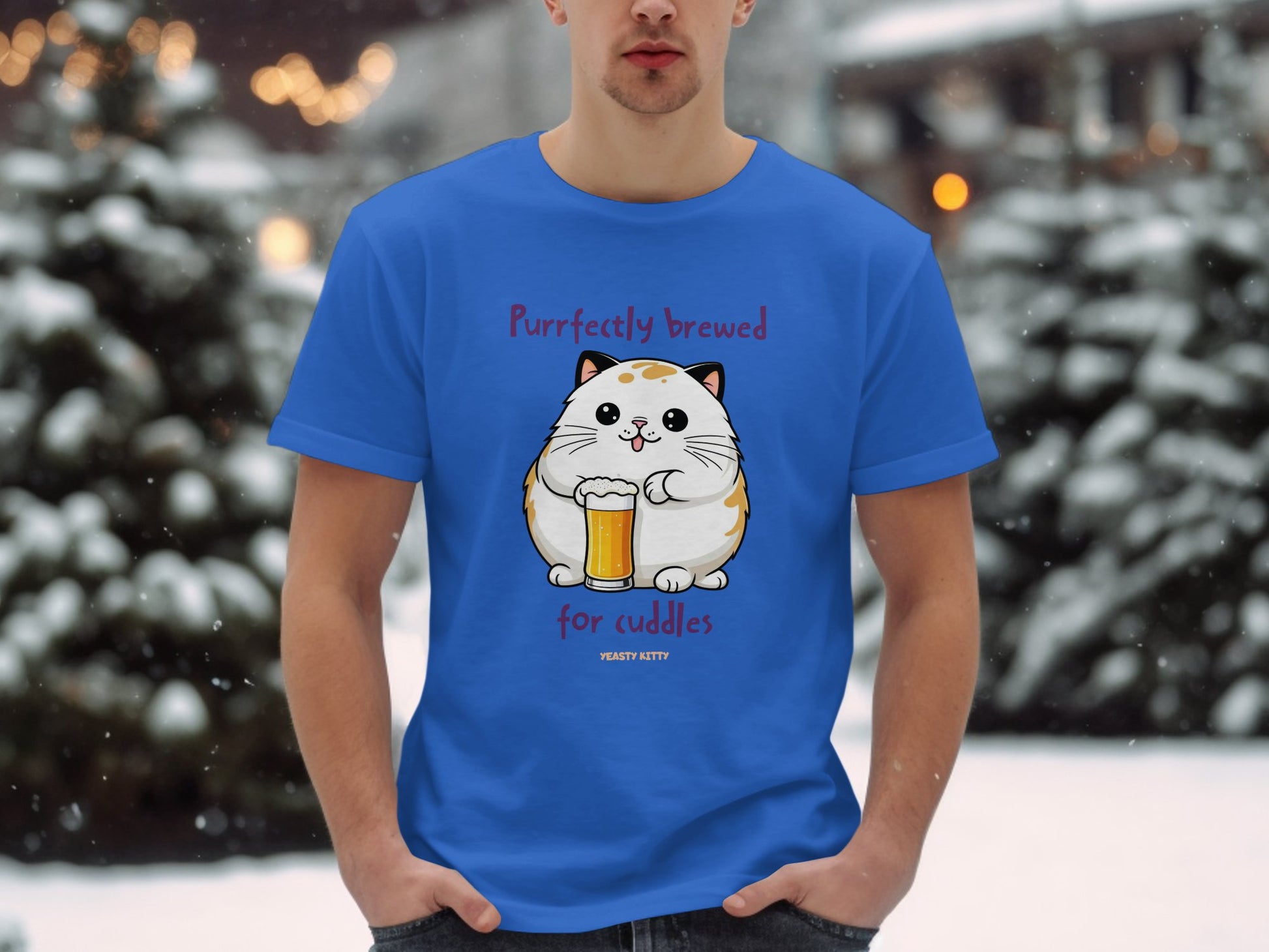 Purrfectly Brewed for Cuddles Cat Lovers T-shirt product