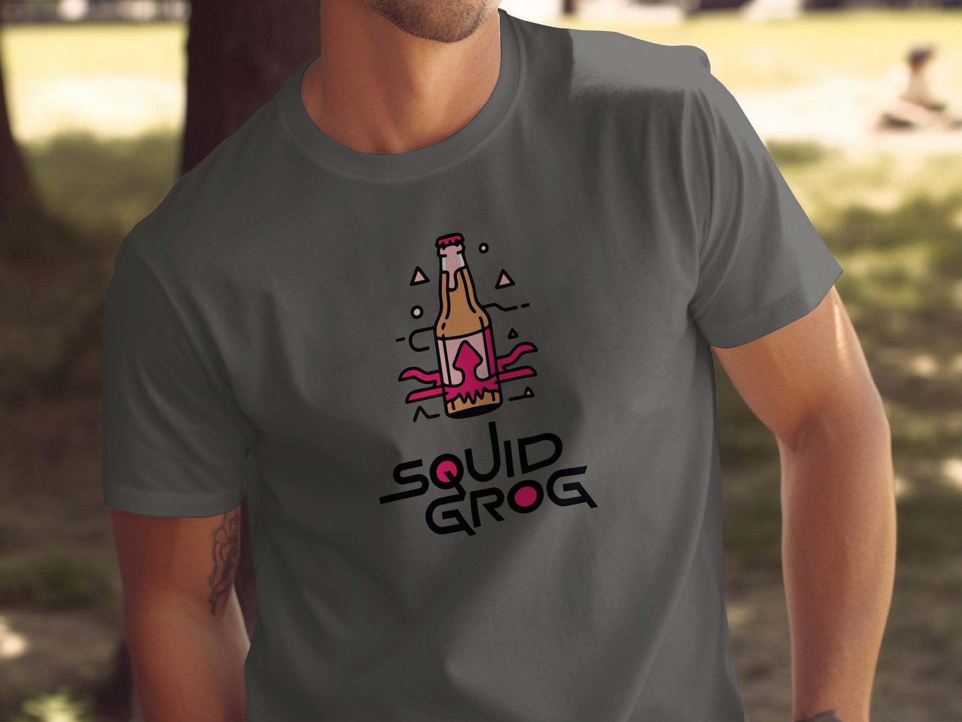 Squid Grog Graphic Short Sleeve Tee shirt product