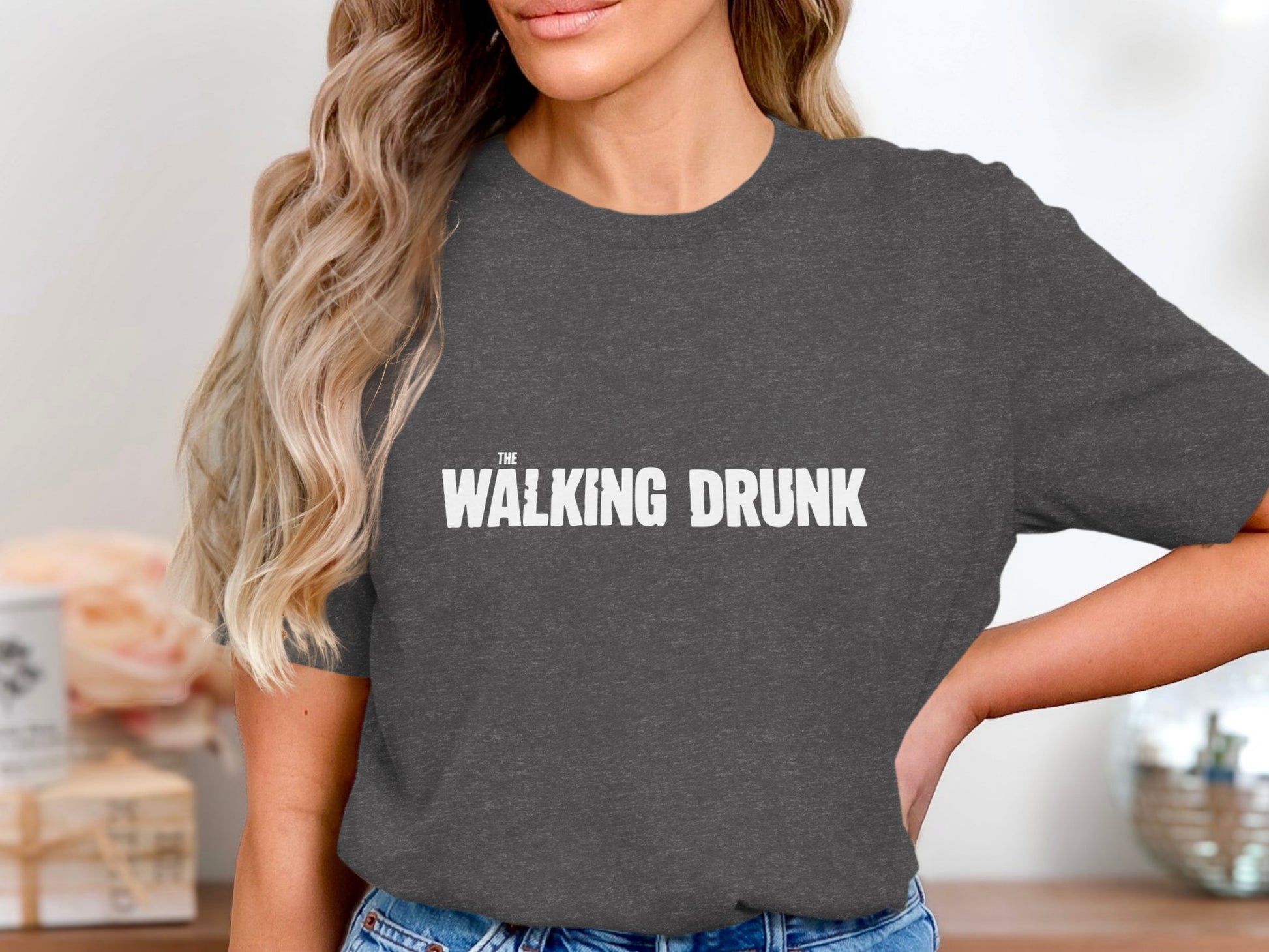 The Walking Drunk Statement Graphic Tee product