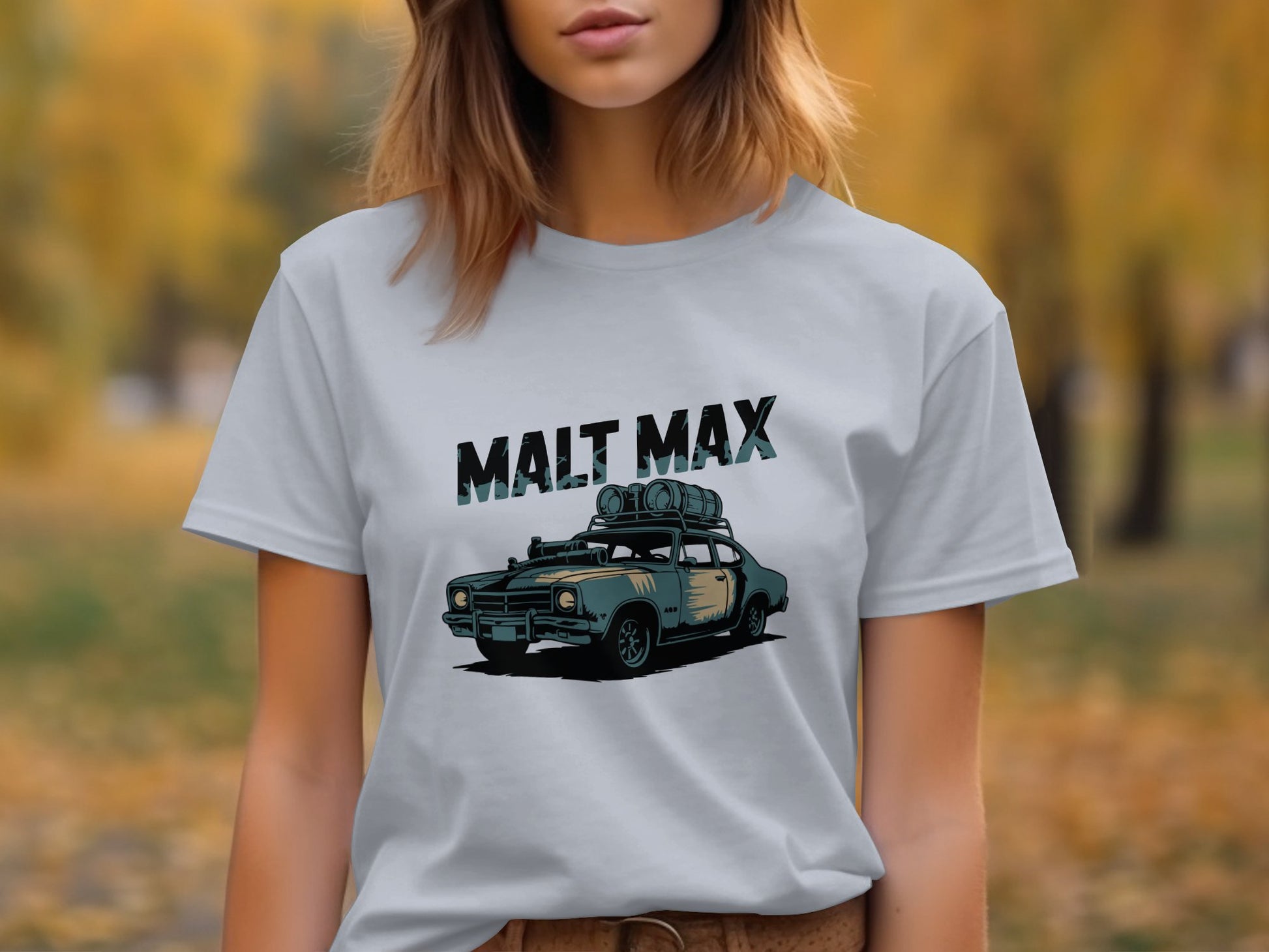 Malt Max Graphic Print Car Design T-shirt product type
