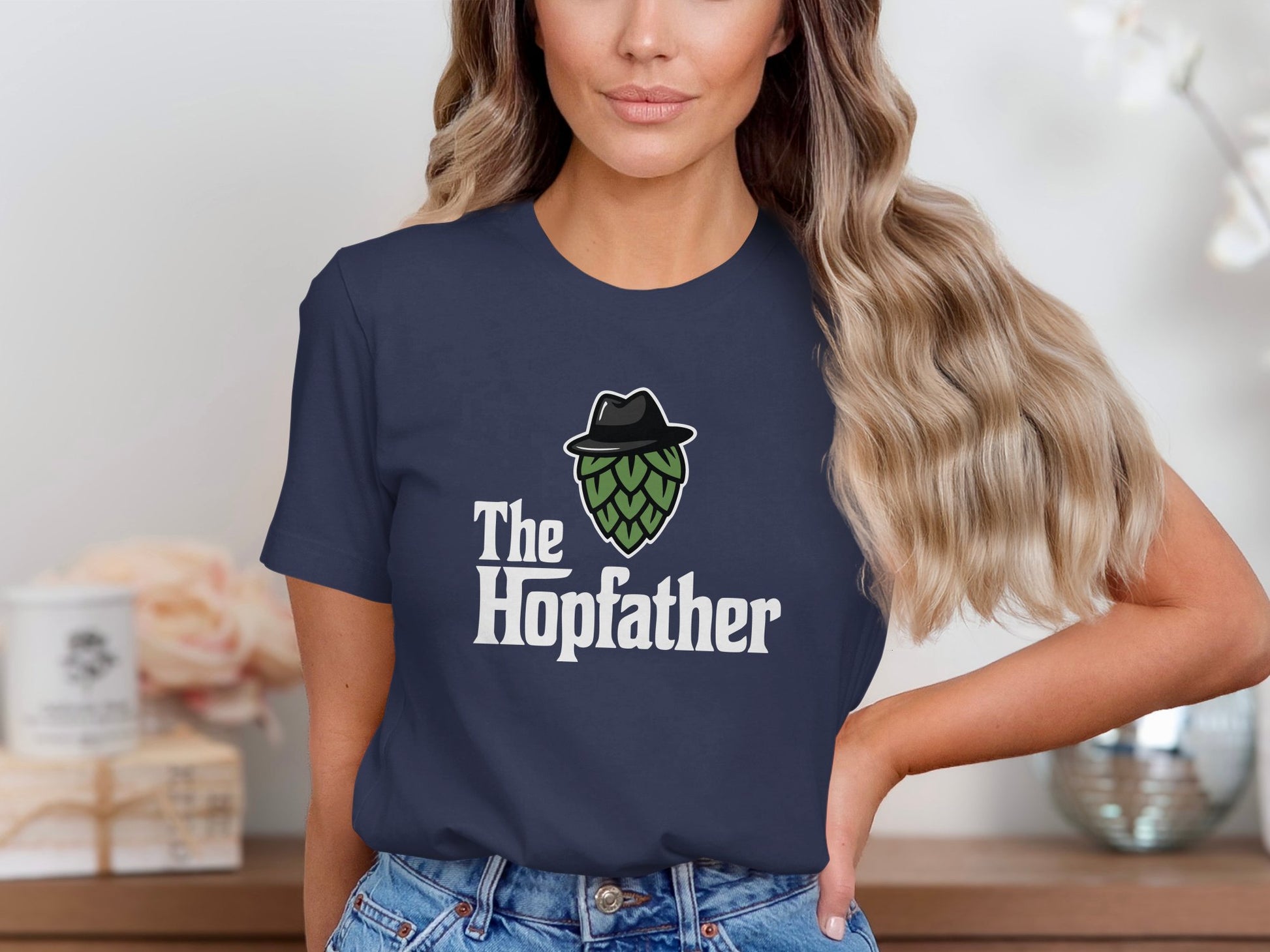The Hopfather Graphic Tee Shirt for Brewing Product Type