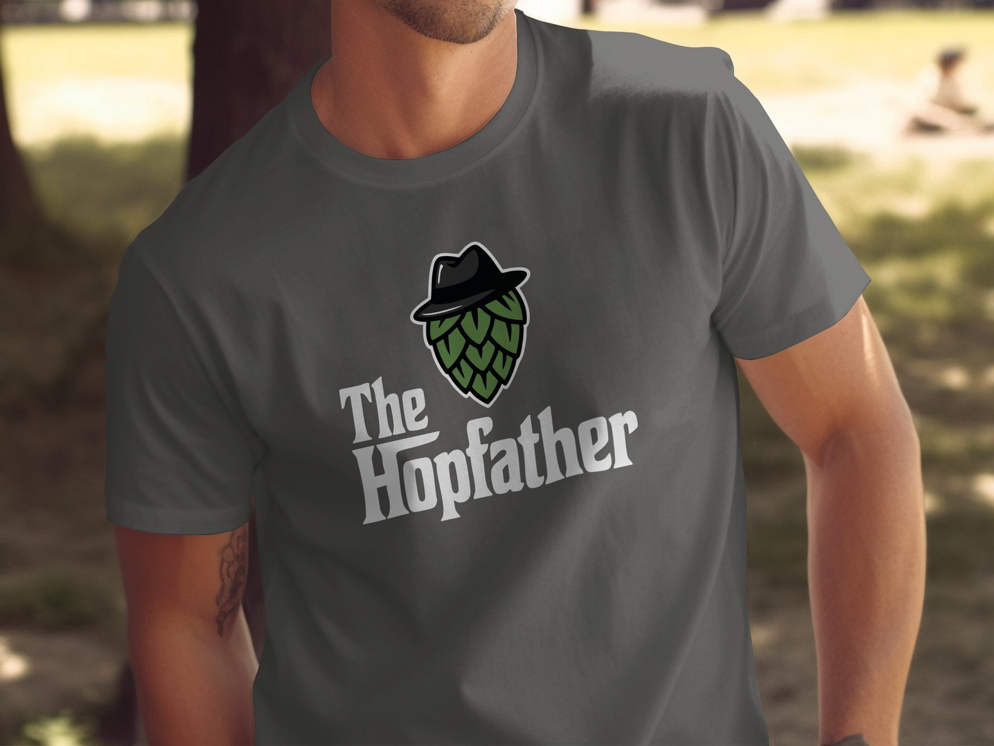 The Hopfather Graphic T-Shirt featuring logo product type
