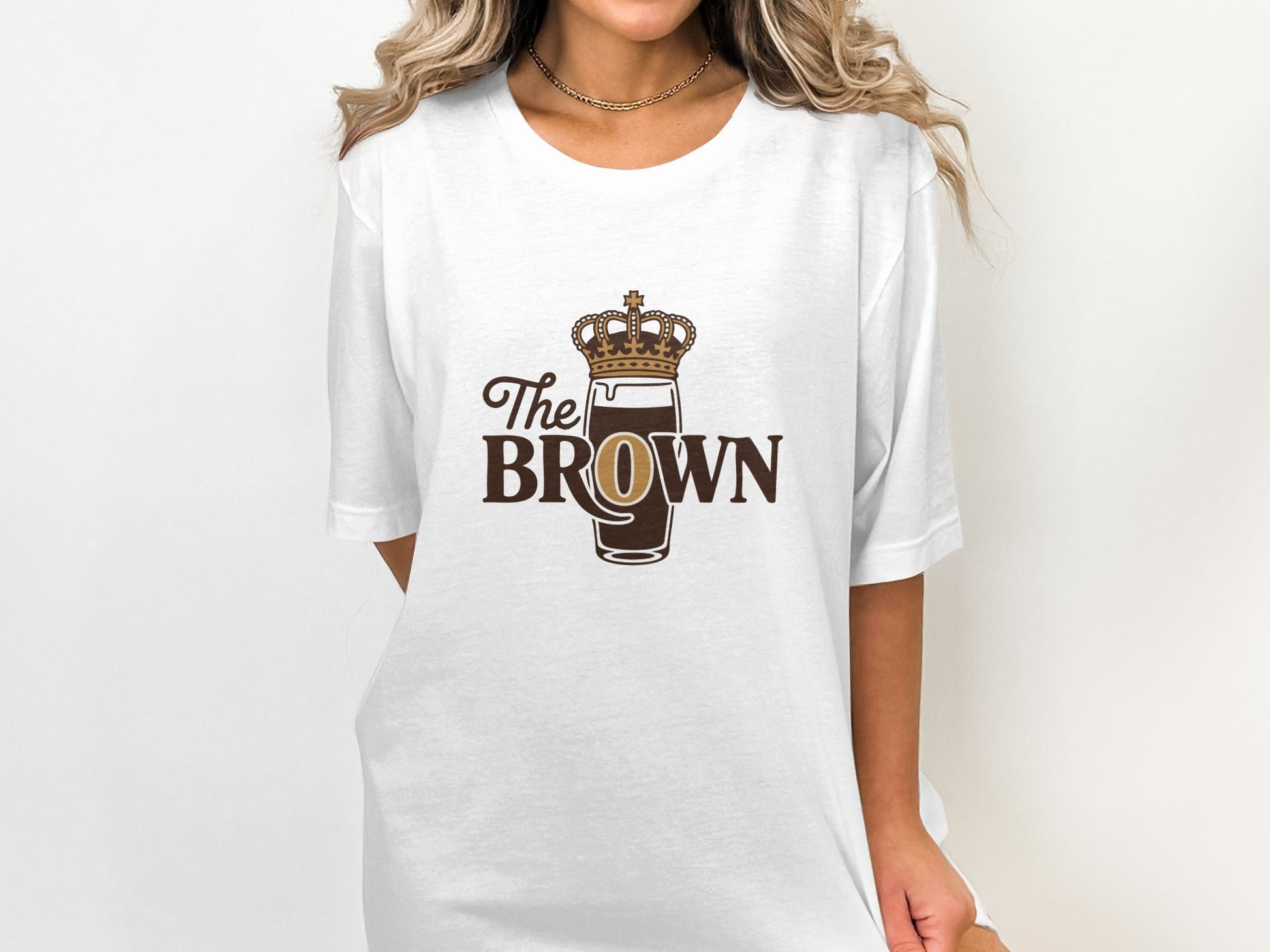 The Brown Graphic with Crown Accent T-Shirt product