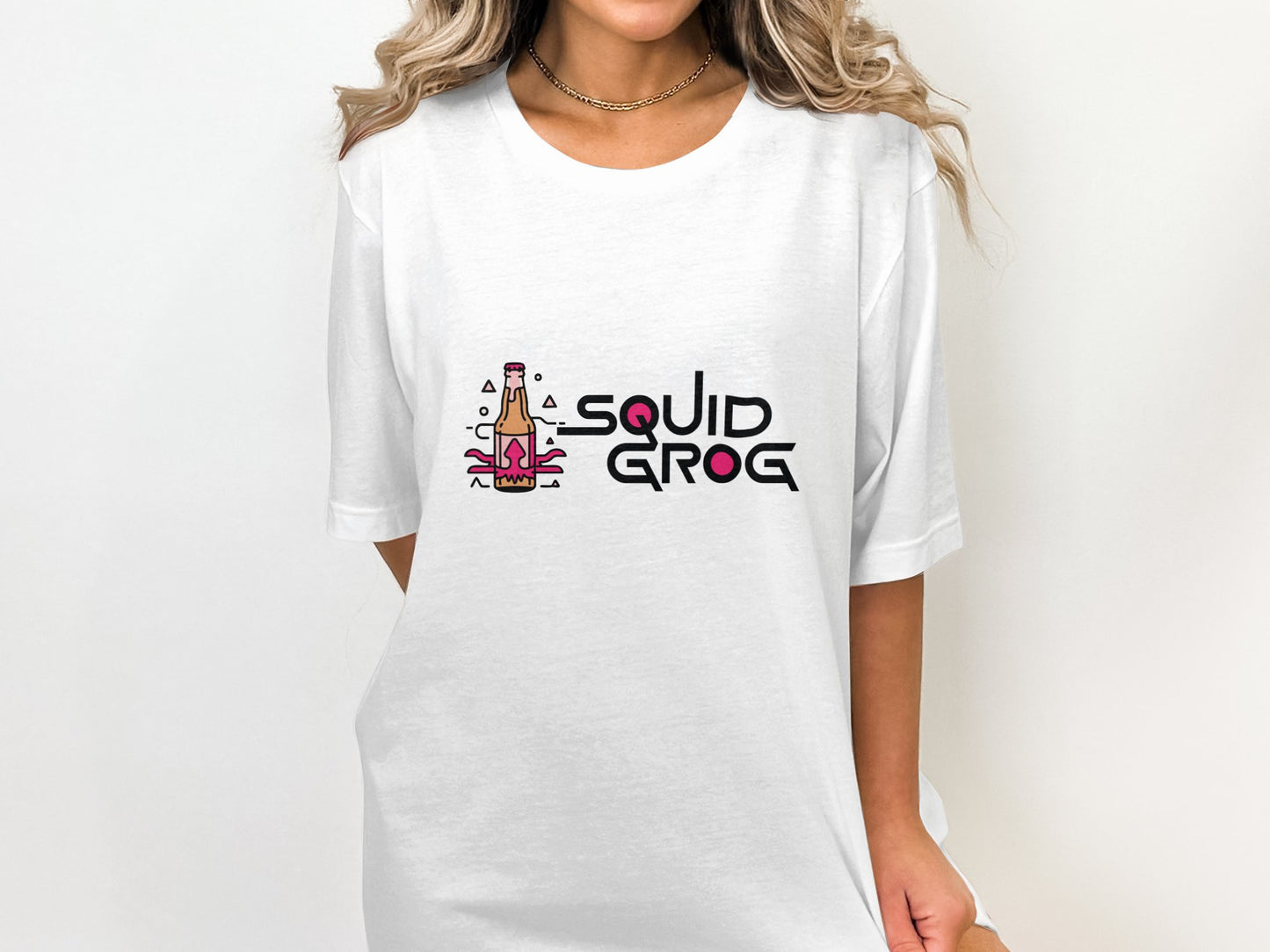 Squid Grog Unique Bold Design Graphic Print product type