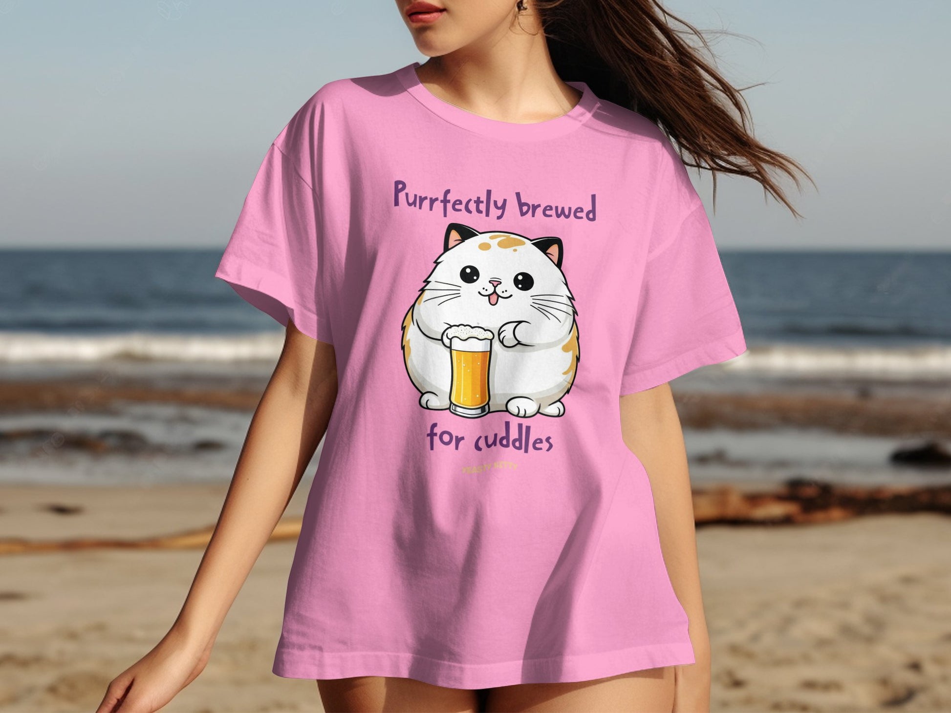 Purrfectly Brewed for Cuddles T-shirt product