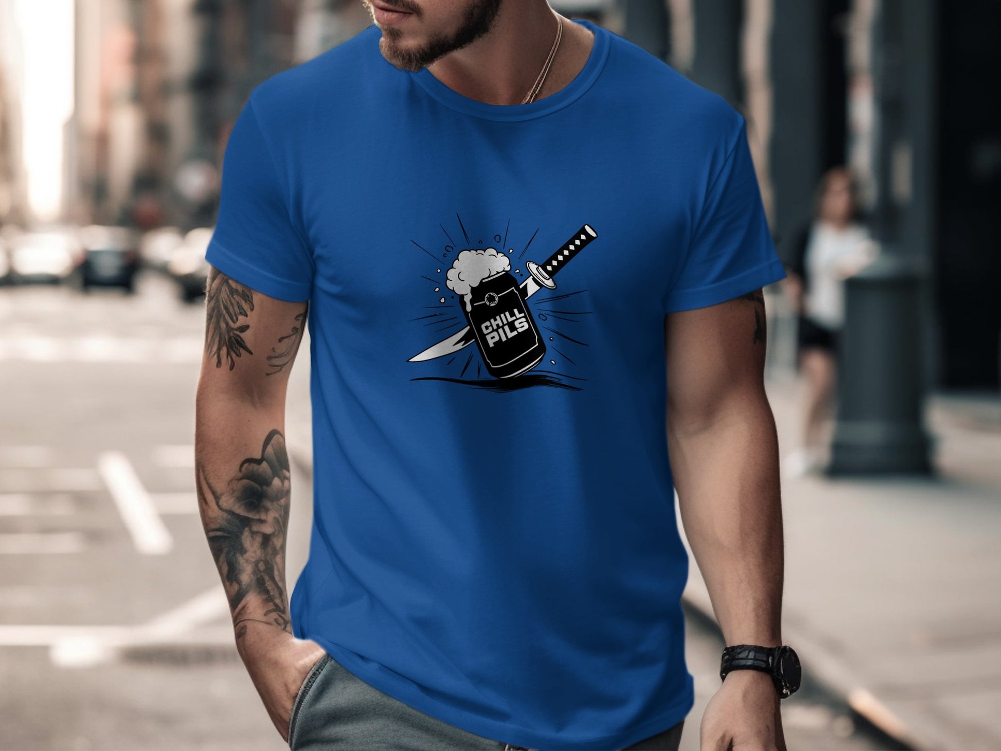 Chill Pills Graphic Tee Pop Art Vibe T-shirt product type