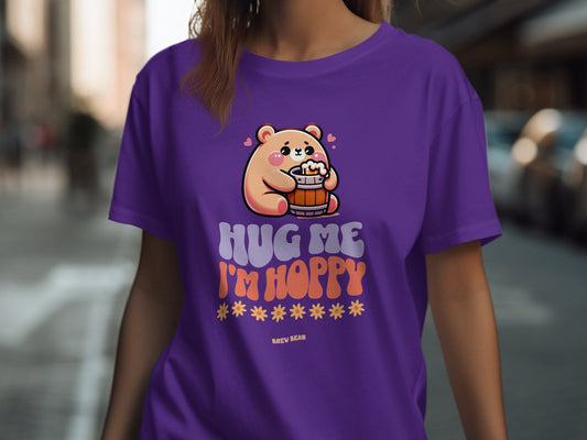 Adorable Bear Hug Me I'm Hoppy T-Shirt product type